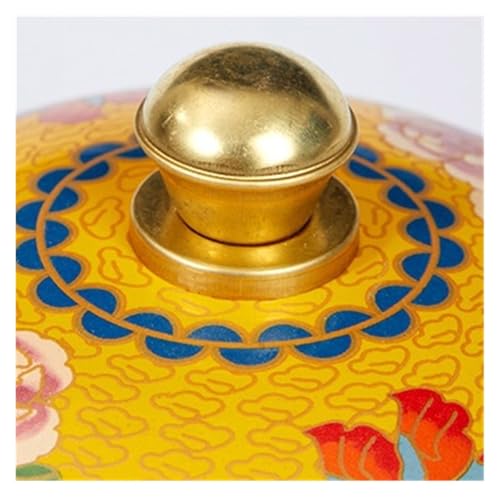 Olla caliente de cobre para hotpot 14x15.5 cm amarilla miniatura 5