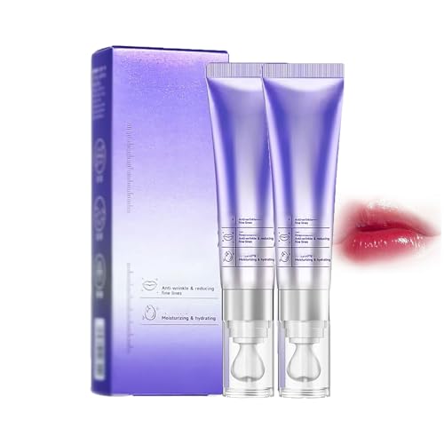 Plumping & Anti-Wrinkle Hydrating Lip Serum, 2pcs Color-changing Lip Plumper