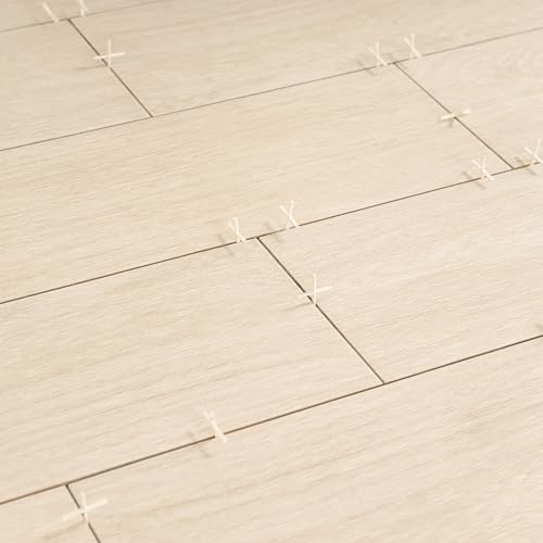 Fliesenkreuze zum Verfugen, 1000 Stück, 1 mm Stärke, in Weiß, aus Kunststoff, Fugen Kreuz für gleichmäßigen Abstand, Fliesenabstandshalter, Fliesen Abstandshalter, Fliesen Kreuz, Kunststoffkreuze Tile