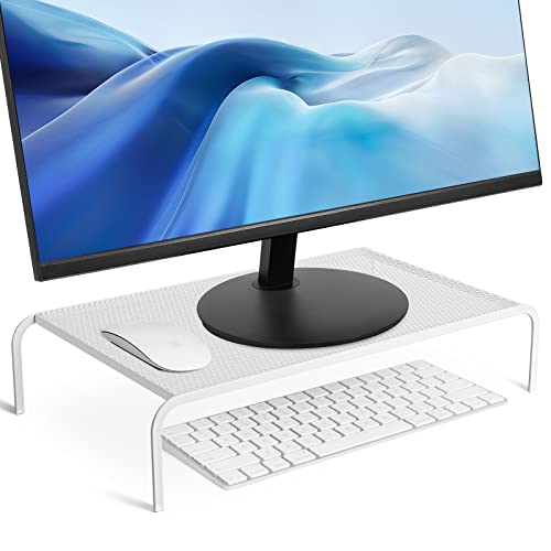 Catálogo de Techvida para comprar hoy. 49 TECHVIDA Soporte de Metal para Monitor, Soporte para Monitor de Computadora con Plataforma de Metal con Ventilación para Monitor, Ordenador Portátil, Impresora, Sostiene Hasta...