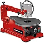 Einhell Scroll Saw 120W, Electric Fret Saw with 47° Tiltable Metal Work Table for Bevel Cuts, Tool-Free Blade Changes, Hobby Saw with Dust Extraction for Woodworking, Crafting and DIY TC-SS 406E