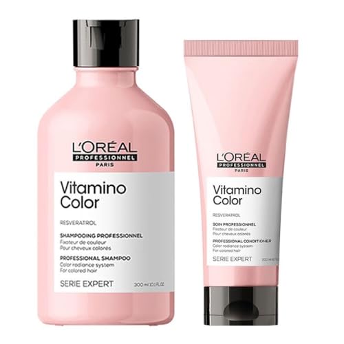 LOréal Professionnel Serie Expert Vitamino Color Shampoo 300ml and Conditioner 200ml Duo