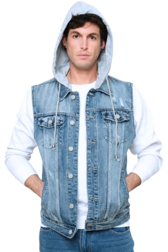 Image of VICTORIOUS Rocker Denim Jean Vest Jacket