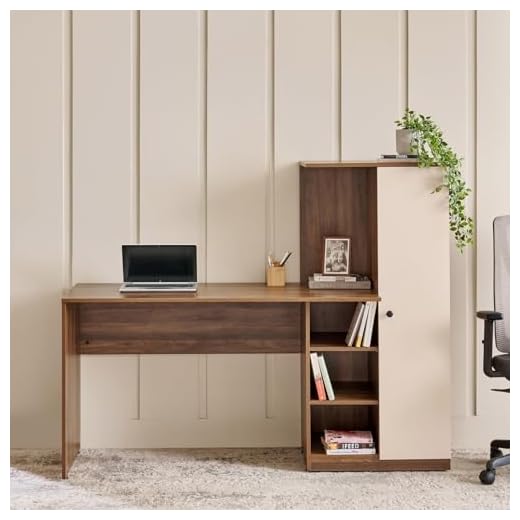 Spyder Craft Irish Engineering Wood Modern Office Desk Study Table Computer Table for Office Work from Home Kids Study Room Workstation with Storage