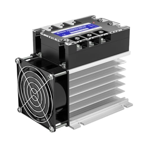 Relais statique 220V triphasé avec ventilateur de radiateur de commande 24V