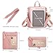 Soperwillton Women Fashion Backpack Purse Anti-Theft Leather Shoulder Bag Travel Multi Pockets Handbag Wallet Set 3pcs