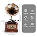 Wooden Phonograph Gramophone Turntable CD Player Stereo System Control 33/45 RPM FM AUX USB Ouput Bluetooth 4.2 … …