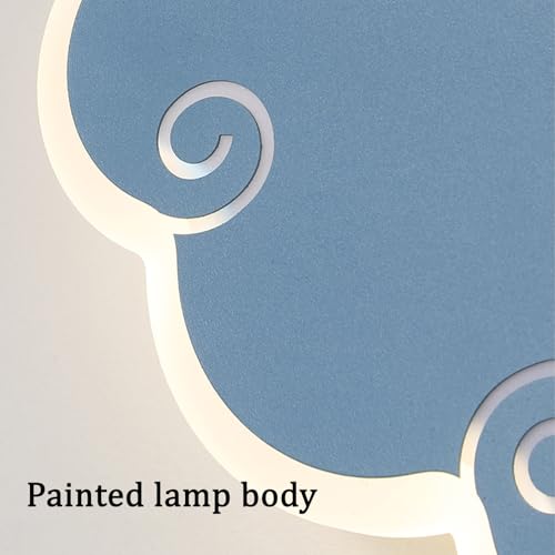 Iluminación para dormitorio infantil con apliques de pared modernos forma de nube 7