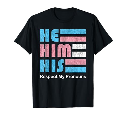 He Him Pin für Transgender T-Shirt