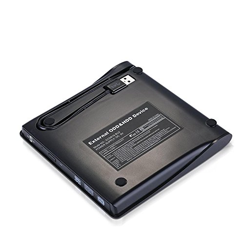 MthsTec USB 3.0 Slim Lightscribe External DVD Burner/Writer DVD CD Drive for Laptops/Desktops，Windows 10 Compatible-Black - Thumbnail 2