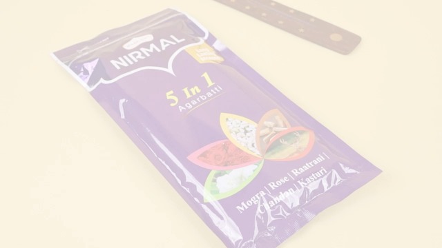 Nirmal Dual Pack Incense Sticks – 200 Sticks Total (100 Kesar Chandan + 100 Kapoor Loban). Premium Charcoal-Free Agarbatti for Purification, Puja Rituals & Divine Ambiance