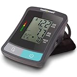 HealthSmart Digital Standard Wrist Blood Pressure Monitor with Automatic Adult Cuff That Displays Pulse Rate and Irregular Heartbeat Stores up to 60 Readings for 2 Users