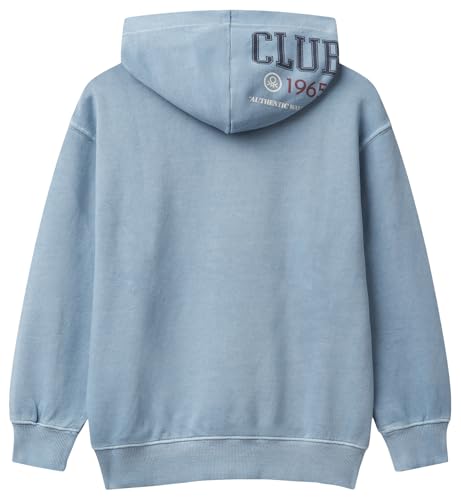 Maille C/CAPP. M/L pull à capuche bleu pour enfant 120 cm - 2