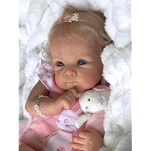 Lifelike Reborn Baby Dolls 18 Inch Realistic Baby Dolls Real Life Newborn Baby Dolls That Look Real Realistic Toddler Doll Soft Cotton Body GiftsToys for Collection Kids Age 3