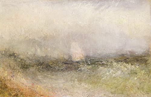 Tableau au large de la Nore vent et eau image sur toile décoration murale 60x90cm