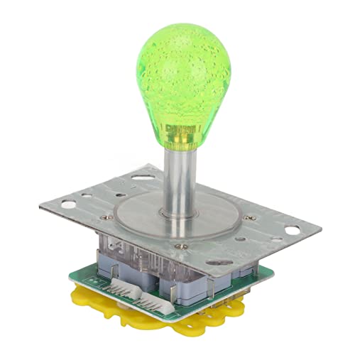 Tosuny LED Arcade Illuminated Joystick, Arcade Joystick Kit, LED Colorful Illuminated Joystick Switchable for Doll Machines and Arcade Machines,Etc