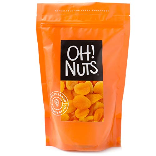 Dried Apricots Turkish | 2 lb - Dried Fruit | No Sugar Added | Dehydrated Fruit Bites | Packed in New York Zip-Seal Bag for Exceptional Freshness by Oh Nuts