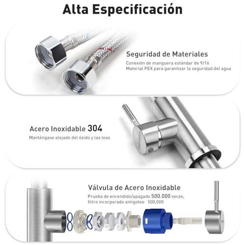 La mejor comparación de Precio de llaves para fregadero - los más vendidos. 30 Imagen adicional