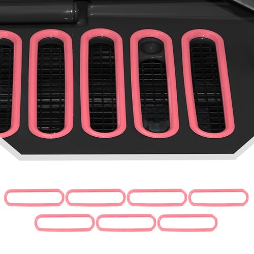 JeCar Pink Hood Vent Trim Covers Fit for 2007-2018 Jeep Wrangler JK JKU 2/4-Door Exterior Accessories by JeCar - Used condition - Image 8
