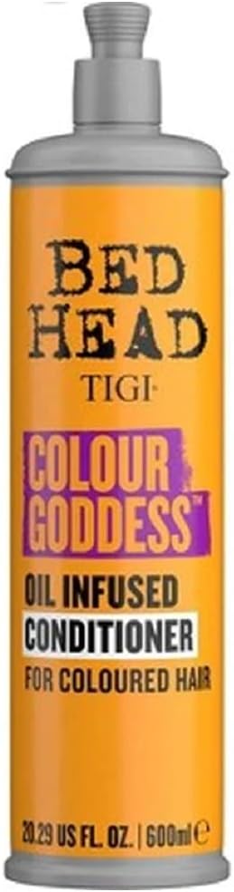 Bed Head TIGI Colour Goddess Oil Infused Hair Conditioner with Almond & Shea Butter for Coloured Hair, Salon Professional Colour Enhancing Formula with Keratin for Lasting Effect and Nourished Hair, 600 ml
