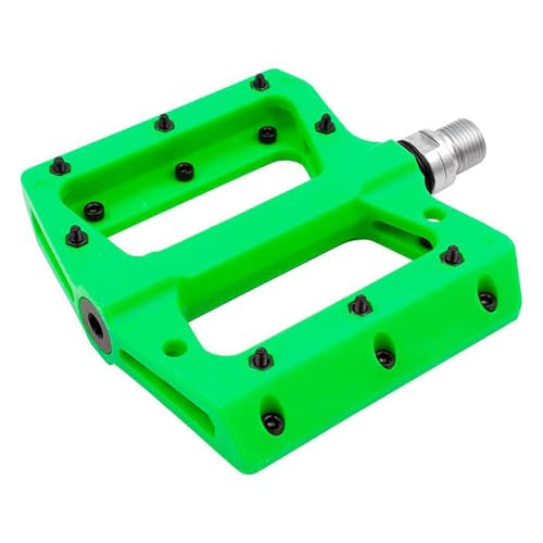 DESIGN E DIMENSIONI: le dimensioni dei pedali bici mtb sono 111x105x21 mm e il peso per la coppia di pedali è 340 g. Gli ampi pedali offrono un'esperienza di guida confortevole e sono progettati per migliorare la tua esperienza di guida. La confezione è appendibile.