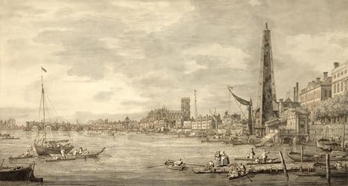 Toile La Tamise Westminster pour sublimer un salon sombre 60x90cm