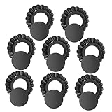 IMIKEYA 8 Stück Teiliges Mini Backform mit Abnehmbarem Boden Runde Antihaftbeschichtete für Muffins Quiche für Küche und Professionelles Backen