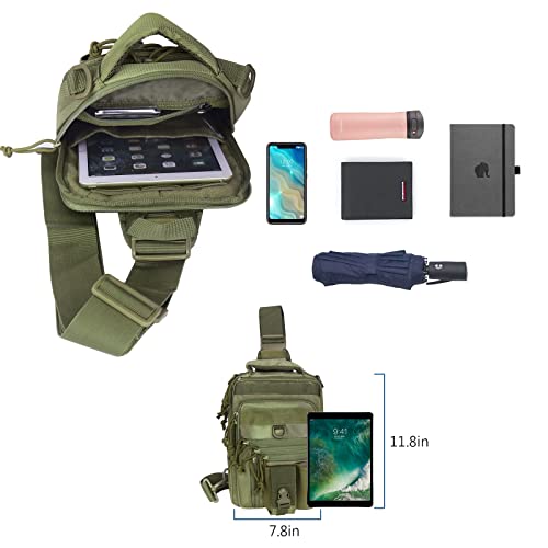 Degetmve Dual Pistol Holster Chest Bag Concealed Carry Sling Crossbody Tactical Range Gun Convertible Backpack Shooting Hunting #TOP1