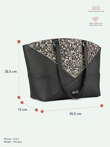 Image of ZOUK Rhea Kapoor Tote Bag - | Elegant Vegan Leather Tote for Women |
