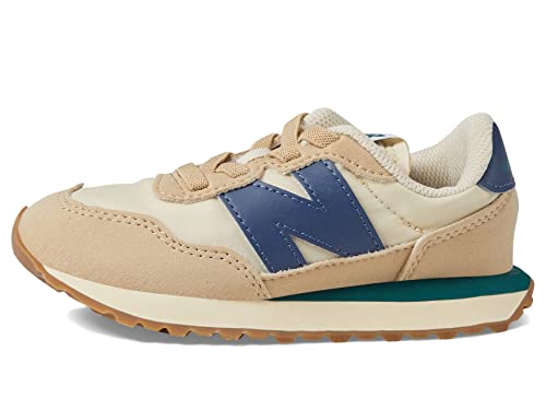 Image of New Balance Kids 237 Bungee Sneaker, Incense /Vintage Indigo, 10.5 W Little Kid (4-8 Years)