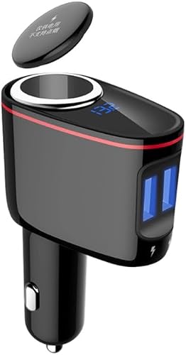 S-06A Multifunctional Car Cigarette Lighter 100W One For Two High Power Charger