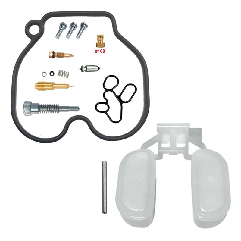Kit réparation carburateur GLH125 avec gicleurs et flotteur en POM