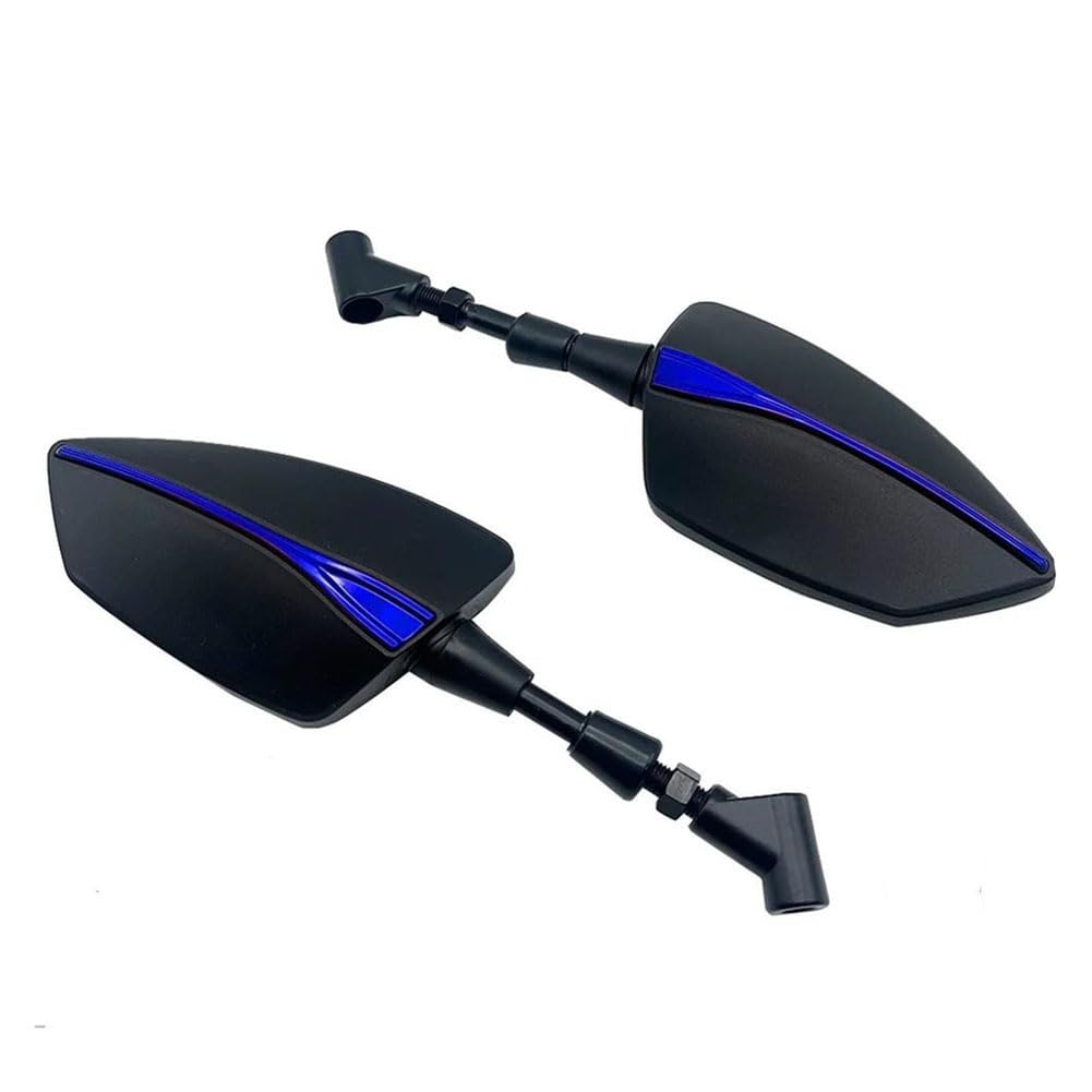 Specchietti Retrovisori Moto per Suzuki GSX-S GSXS 125 150 750 1000/F/ABS GSX-S125 GSX-S750 GSX-S1000, Laterali Specchietto Retrovisore, Laterale Specchietti Regolabile Moto Accessori,Blue