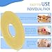 TNTNDAY 40PCS Ostomy Barrier Ring, 2mm Adapt Barrier Rings for Ostomy Bag, Stoma Supplies for Colostomy Ileostomy Urostomy, Cohesive Seals Skin Barriers Wafers, Leak-Free Moldable Skin Extender Rings