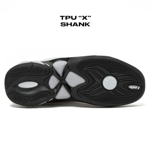 Image of AND1 Mad Game Pro Mens Basketball Shoes, Basketball Shoes Men, Retro Leather Athletic Sports Sneakers