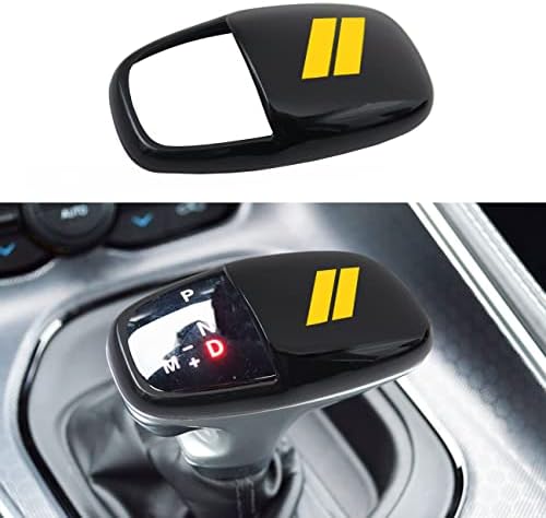 Red Gear Shift Knob Decor Cover Trim For Dodge Challenger/Charger 2015+