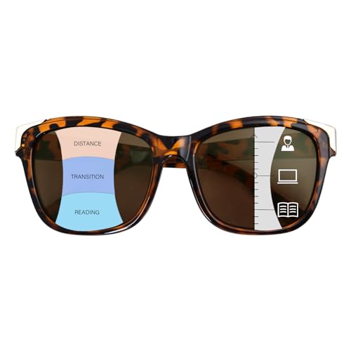 FONHCOO Progressive Multifocal Sunglasses for Women