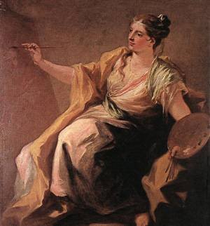 Peinture à l'huile Allegory de Painting 1730 pour décoration grand salon chic