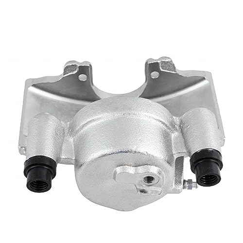 Image of Detroit Axle - Front Right Brake Caliper for GMC C1500 C2500 K1500 | K2500 Suburban C3500 K3500 Savana 3500 Yukon Dodge Ram 2500, Passenger Side Disc Brake Caliper Replacement