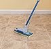 Quickie Butterfly Sponge Floor Wet Mop for Cleaning, Blue, Built-in Wringer, Indoor/Outdoor, Clean Tile/Bathroom/Garage/Linoleum/Wood, Commerical and Residential Use(454)