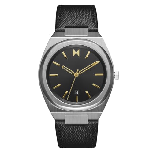 Montre à quartz homme MVMT cadeau idéal Odyssey II en cuir de veau pour lui