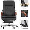 Leather Manager Executive Office Chair Ergonomic Home Chair Fully Reclinable