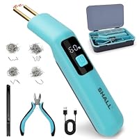 SHALL Kabelloses Kunststoffschweißgerät – 200-teiliges Schweiß- und Heftgerät – Tragbares Kunststoffschweißset mit USB-C-Aufladung – für die Reparatur von Kunststoff, Stoßstangen und Spielzeug