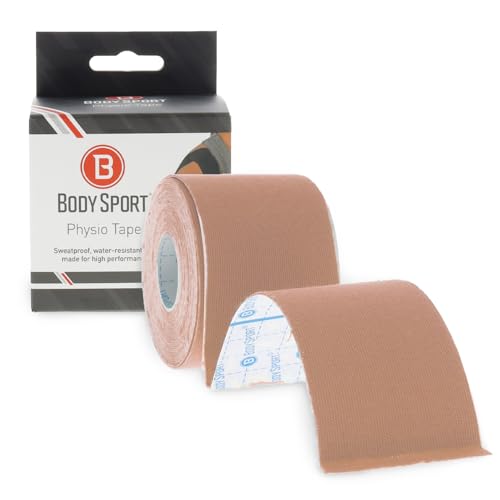 Image of Body Sport Physio Tape, Kinesiology Tape to Support Muscles and Joints