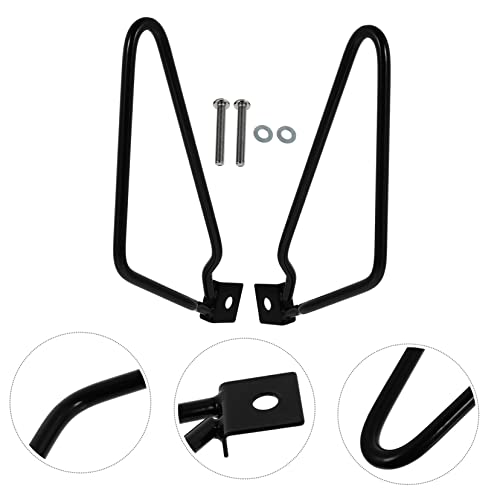 Soporte práctico para bolsa SUPVOX para motocicleta, soporte metálico para alforjas, rack de equipaje negro miniatura 4