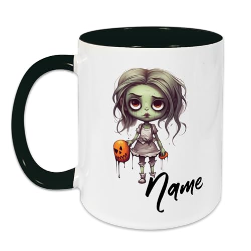 GRAZDesign Horror Tasse mit Namen personalisiert, Gruselgeschenke für Erwachsene, kleines Mitbringsel Halloween 330ml GRAZDesign Horror Tasse mit Namen personalisiert, Gruselgeschenke für Erwachsene, kleines Mitbringsel Halloween 330ml