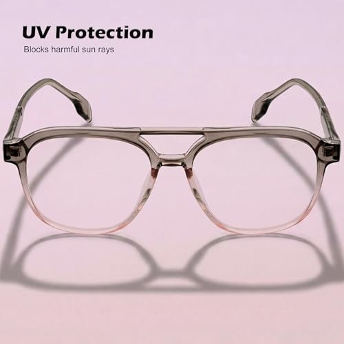 Image of ROYAL SON Blue Cut Computer Glasses | Anti Glare & Blocks Harmful Rays | UV Protected | Full Rim | Square | Men & Women | Small | SF-RS9090