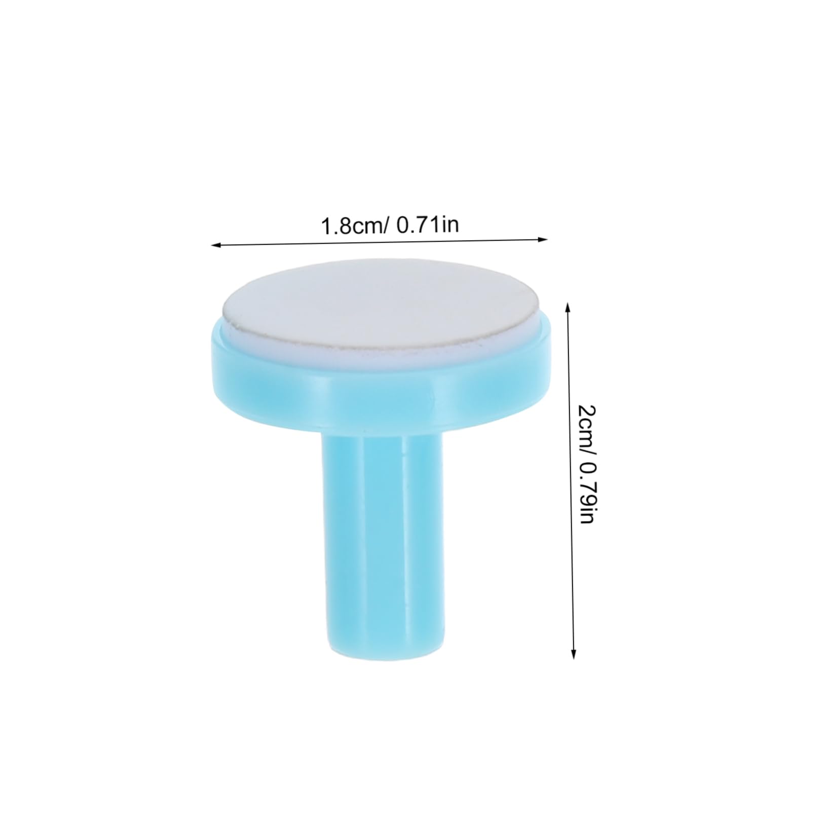 PartyKindom Nail Grinder Replacement Pads 6 Pack Electric Nail Trimmer Parts Soft Grinding Heads for Grooming Kit