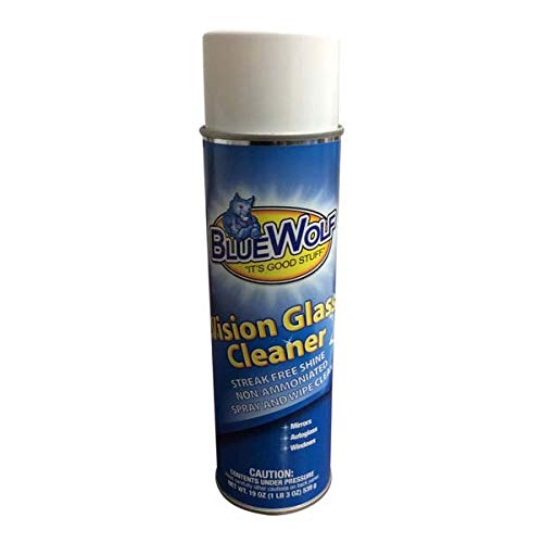 BLUE WOLF SALES & SERVICE PBW-VC Vision Glass Cleaner - 19 oz
