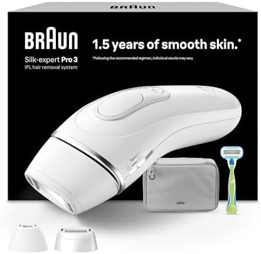 Braun Luz Pulsada Silk-expert Pro 3, Alternativa a Depiladora Las...